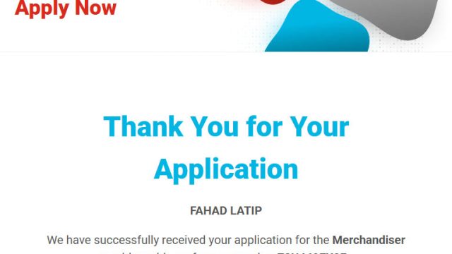 Post submission confirmation page with PDF download and token reminder.