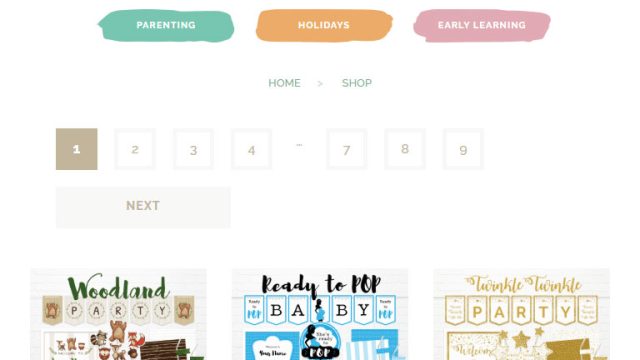 Digital Products Section showcasing downloadable items, managed within the WooCommerce system.